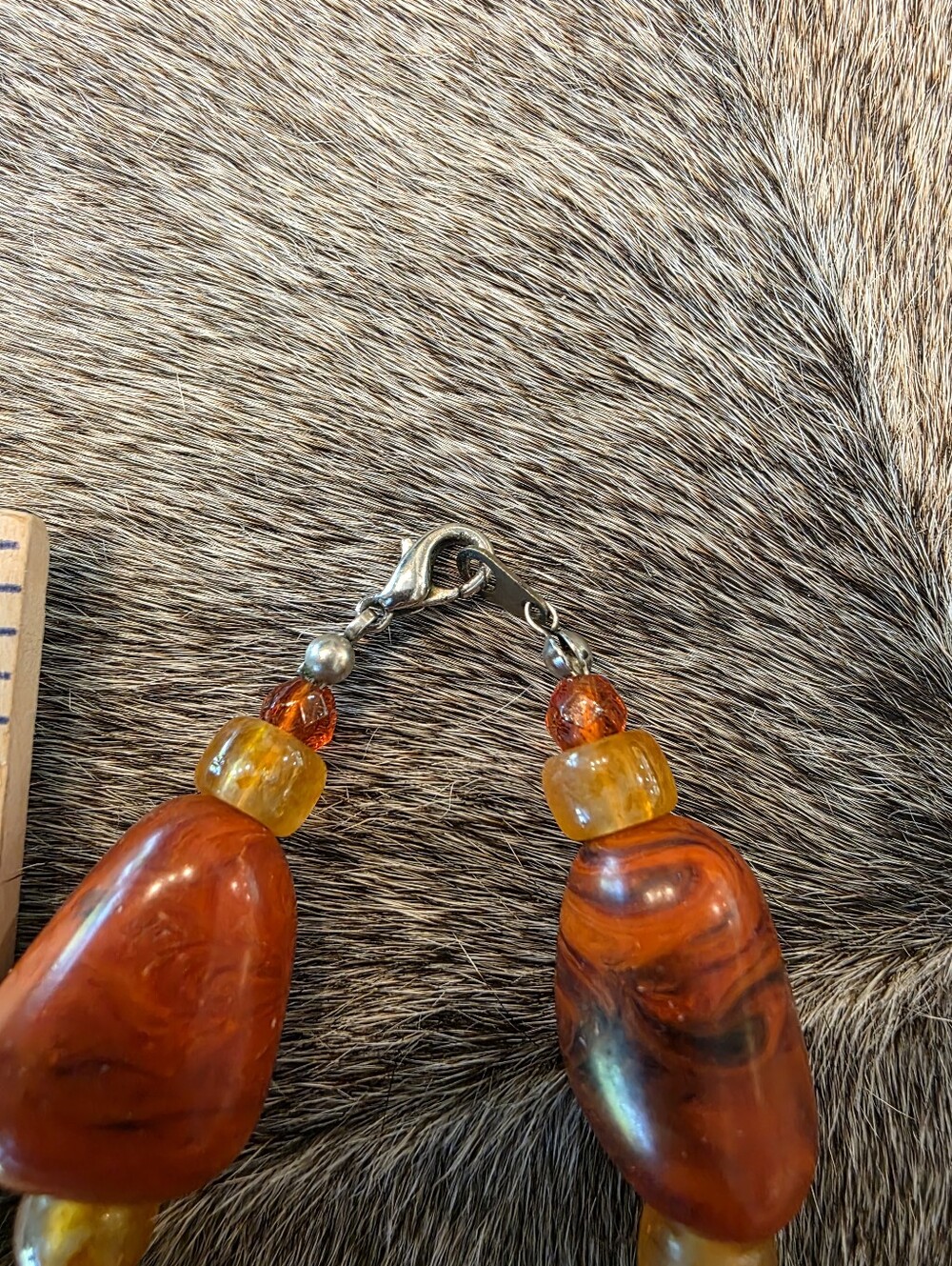 Vintage Stone Necklace - Picture 4 of 5
